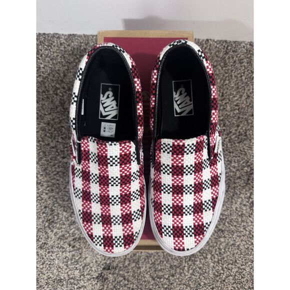 Vans Shoes - Vans Checker Plaid Slip-On Shoes
